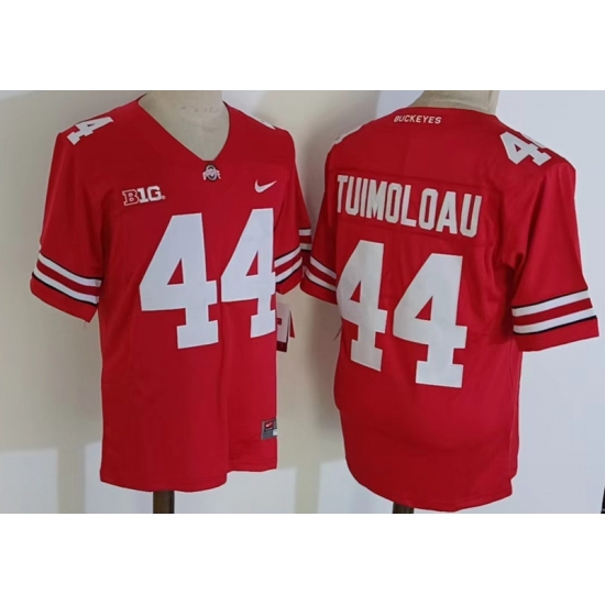 Ohio State Buckeyes #44 Tuimoloau Red Scarlet NCAA Football Jersey - Ujersey
