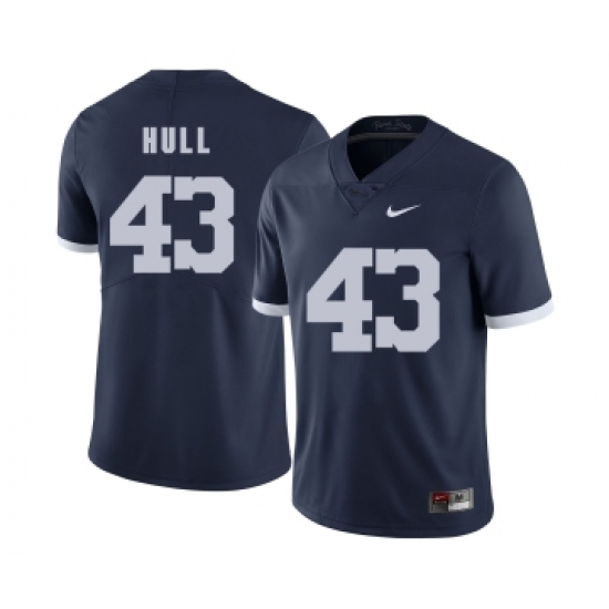 Penn State Nittany Lions 43 Mike Hull Navy College Football Jersey - Ujersey