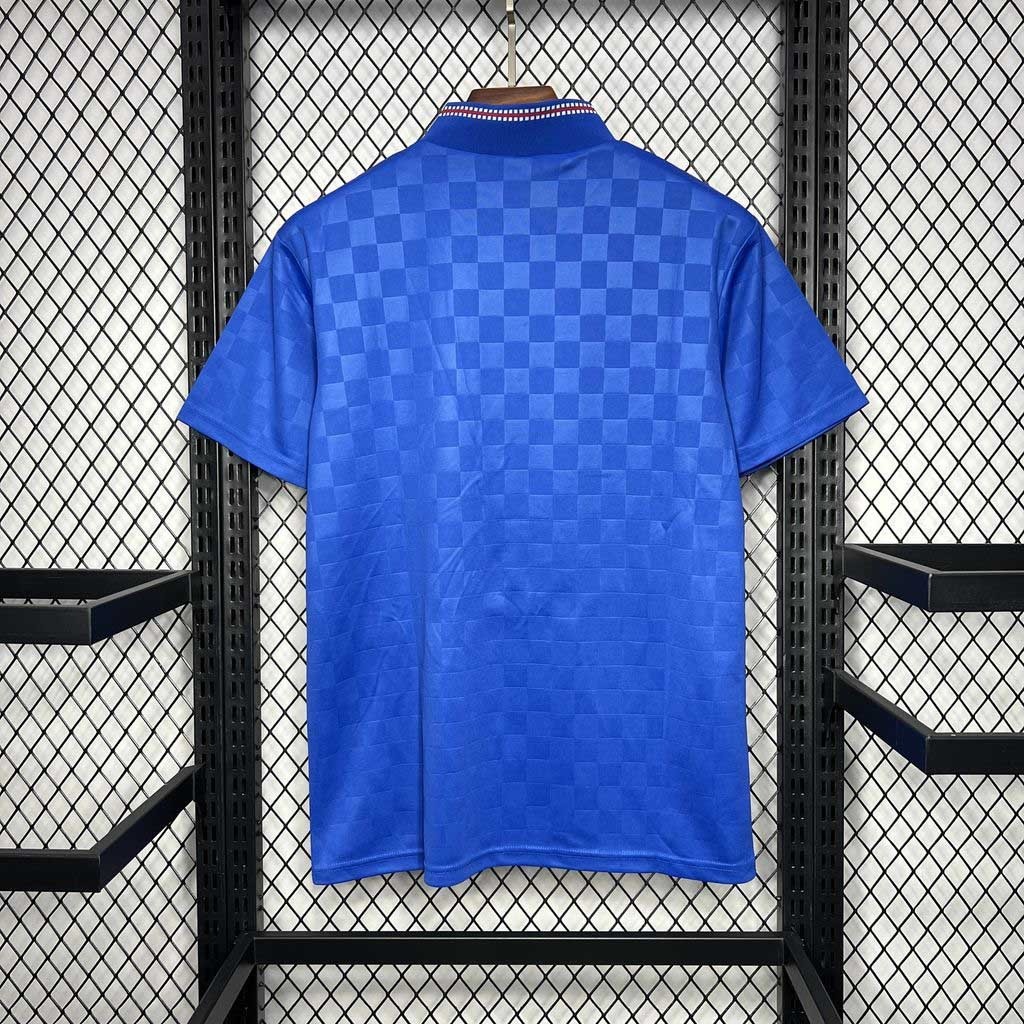 Rangers FC Retro Soccer Jersey Home Custom Shirt 1987-90