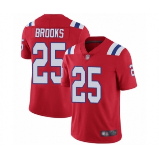 Youth New England Patriots #25 Terrence Brooks Red Alternate Vapor Untouchable Limited Player Football Jersey - Ujersey