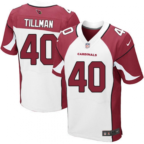 Men's Nike Arizona Cardinals #40 Pat Tillman Elite White NFL Jersey - Ujersey