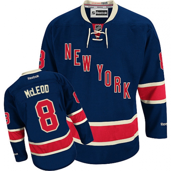 Youth Reebok New York Rangers #8 Cody McLeod Authentic Navy Blue Third NHL Jersey - Ujersey