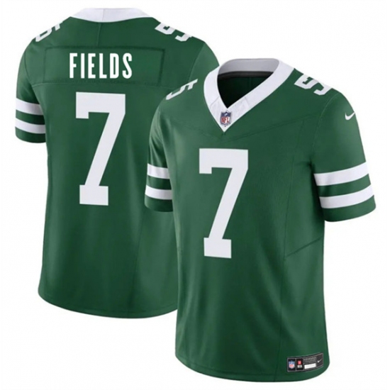 Men's New York Jets #7 Justin Fields Green 2025 F.U.S.E. Vapor Untouchable Limited Football Stitched Jersey - Ujersey