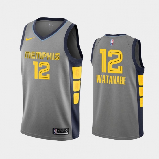 Men's Nike Memphis Grizzlies #12 Ja Morant City Edition NBA 2018-19 Gray Jersey - Ujersey