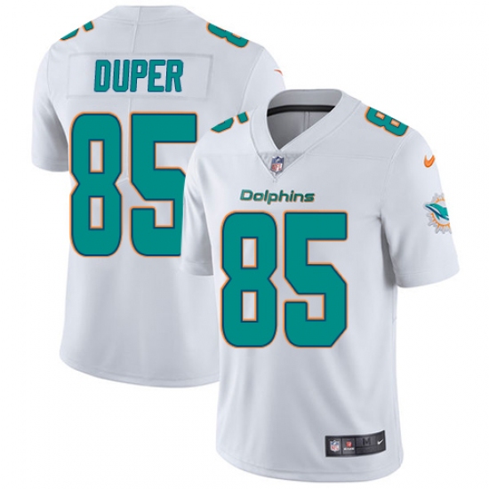 Youth Nike Miami Dolphins #85 Mark Duper Elite White NFL Jersey - Ujersey