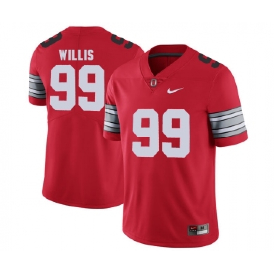 Ohio State Buckeyes 99 Bill Willis Red 2018 Spring Game College Football Limited Jersey - Ujersey