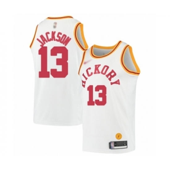 Youth Indiana Pacers #13 Mark Jackson Swingman White Hardwood Classics Basketball Jersey - Ujersey