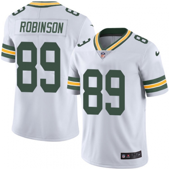Youth Nike Green Bay Packers #89 Dave Robinson Elite White NFL Jersey - Ujersey