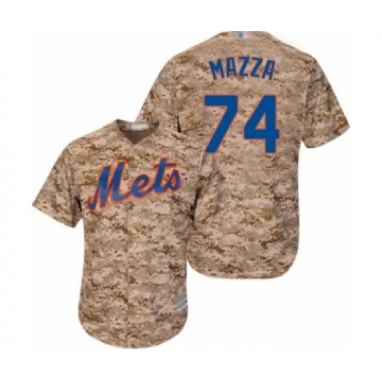 Women's New York Mets #74 Chris Mazza Authentic Camo Alternate Cool Base Baseball Player Jersey - Ujersey