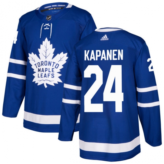 Youth Adidas Toronto Maple Leafs #24 Kasperi Kapanen Authentic Royal Blue Home NHL Jersey - Ujersey
