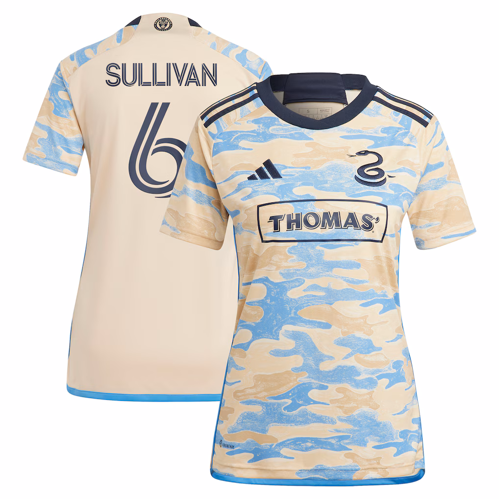 Women's Philadelphia Union Cavan Sullivan adidas Tan 2024 Replica Secondary Jersey - Ujersey NHL