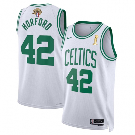 Men's Boston Celtics #42 Al Horford White 2024 Finals Champions Association Edition Stitched Basketball Jersey - Ujersey