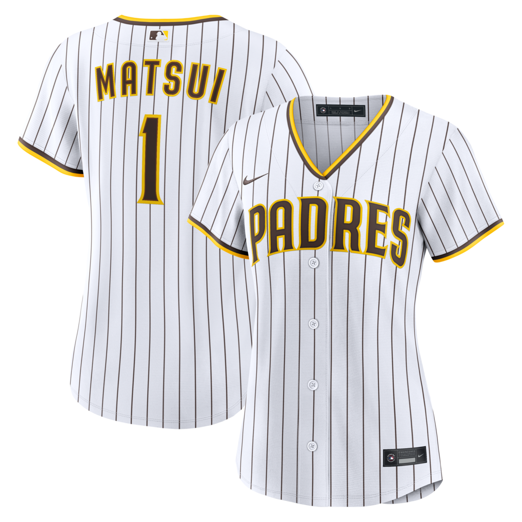 Women's San Diego Padres Yuki Matsui Nike White Home Replica Jersey - Ujersey