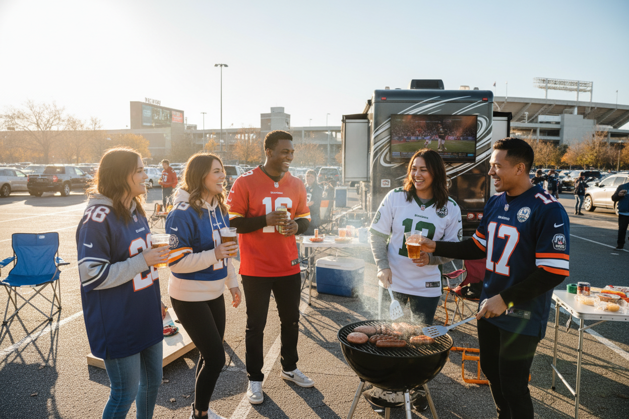 A Fan's Guide to Tailgating: What to Wear to an NFL Game - Ujersey NFL Shop