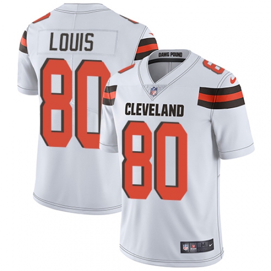 Men's Nike Cleveland Browns #80 Ricardo Louis White Vapor Untouchable Limited Player NFL Jersey - Ujersey