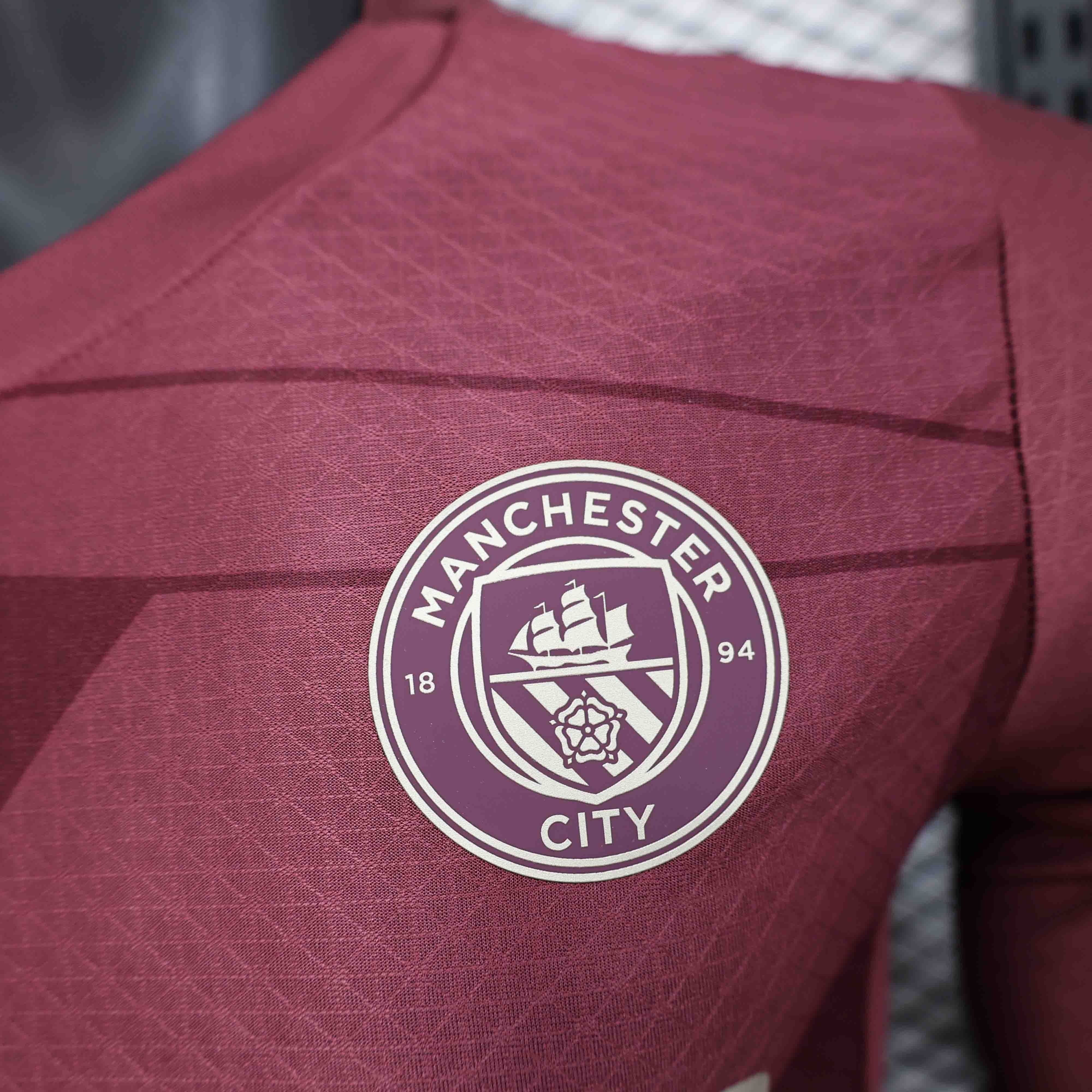 Manchester City  Third Away Long Sleeve Football Jersey Shirt 2024/25 - U-jersey