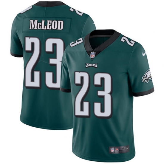 Men's Nike Philadelphia Eagles #23 Rodney McLeod Midnight Green Team Color Vapor Untouchable Limited Player NFL Jersey - Ujersey