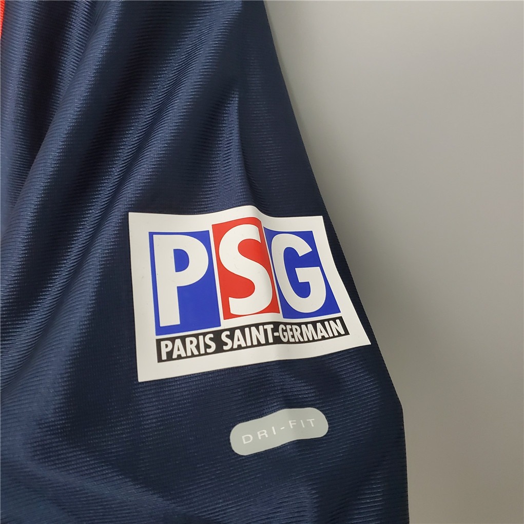 Ronaldinho #21 PSG Retro Jersey Home Soccer Shirt 2001/02