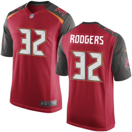 Men's Nike Tampa Bay Buccaneers #32 Jacquizz Rodgers Game Red Team Color NFL Jersey