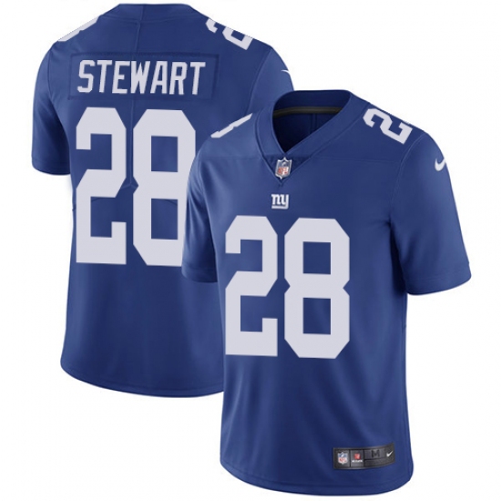 Youth Nike New York Giants #28 Jonathan Stewart Royal Blue Team Color Vapor Untouchable Limited Player NFL Jersey - Ujersey