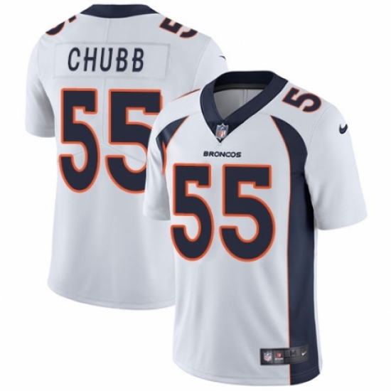 Youth Nike Denver Broncos #55 Bradley Chubb White Vapor Untouchable Elite Player NFL Jersey - Ujersey