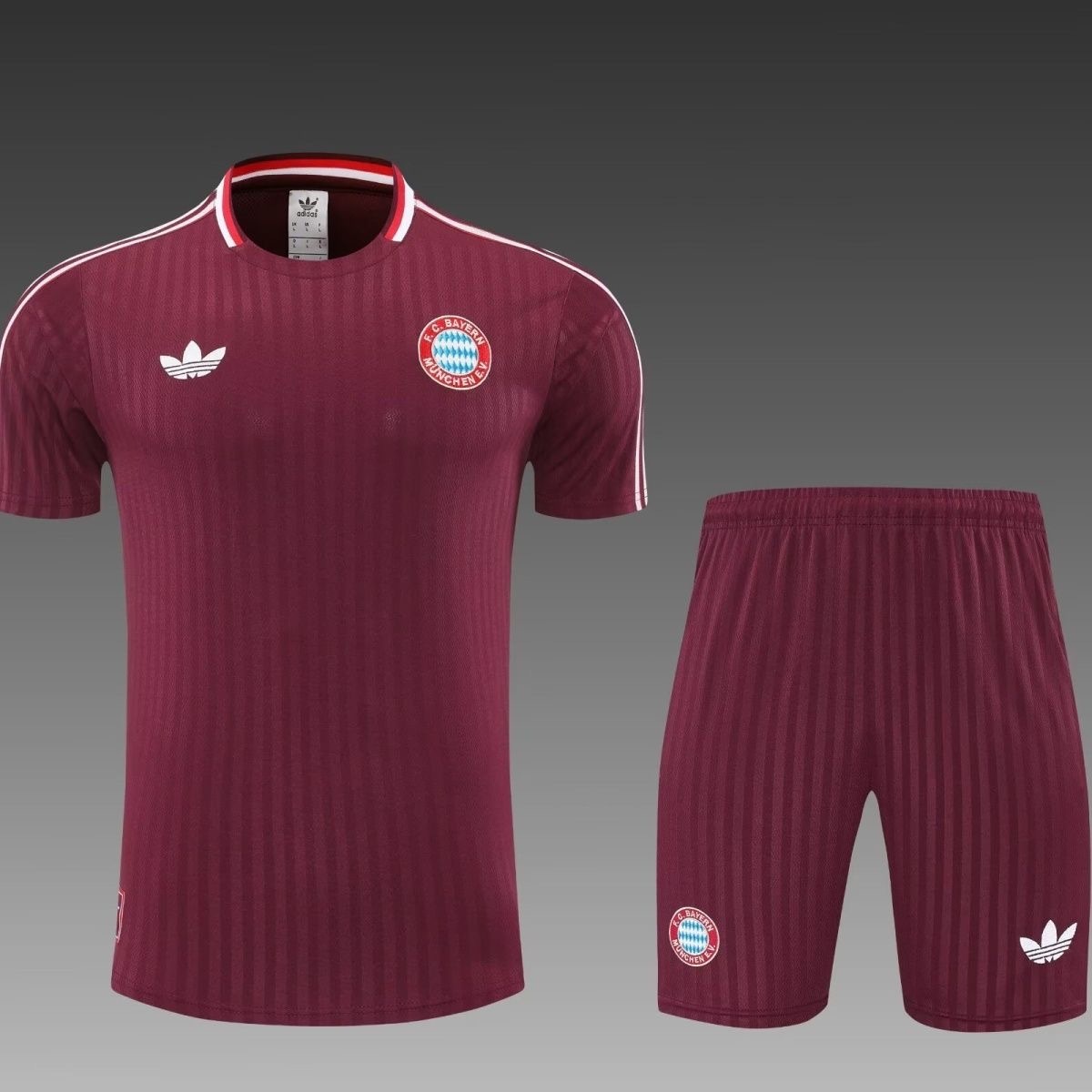 Bayern Munich Training Jersey Kit Red 2025/26 - U-jersey