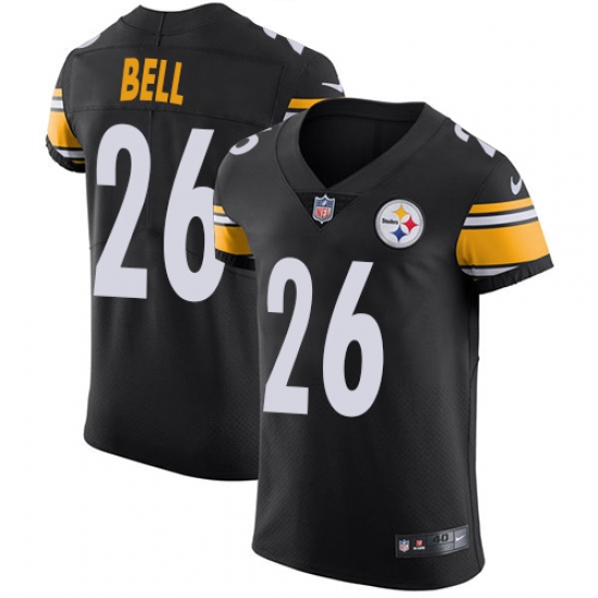 Men's Nike Pittsburgh Steelers #26 Le'Veon Bell Black Team Color Vapor Untouchable Elite Player NFL Jersey - Ujersey