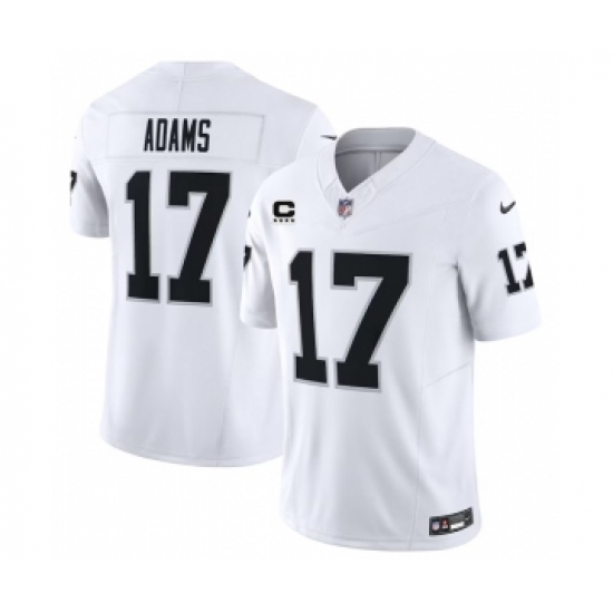 Men's Nike Las Vegas Raiders #17 Davante Adams White 2023 F.U.S.E C Vapor Untouchable Football Stitched Jersey - Ujersey