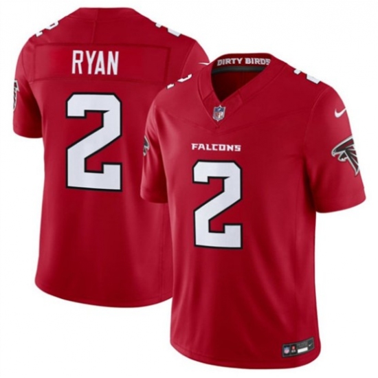 Men's Atlanta Falcons #2 Matt Ryan Red 2026 New F.U.S.E. Vapor Untouchable Limited Football Stitched Jersey - Ujersey