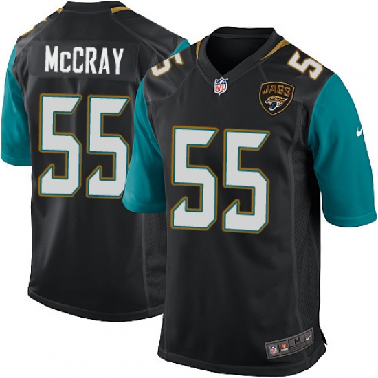 Men's Nike Jacksonville Jaguars #55 Lerentee McCray Game Black Alternate NFL Jersey - Ujersey