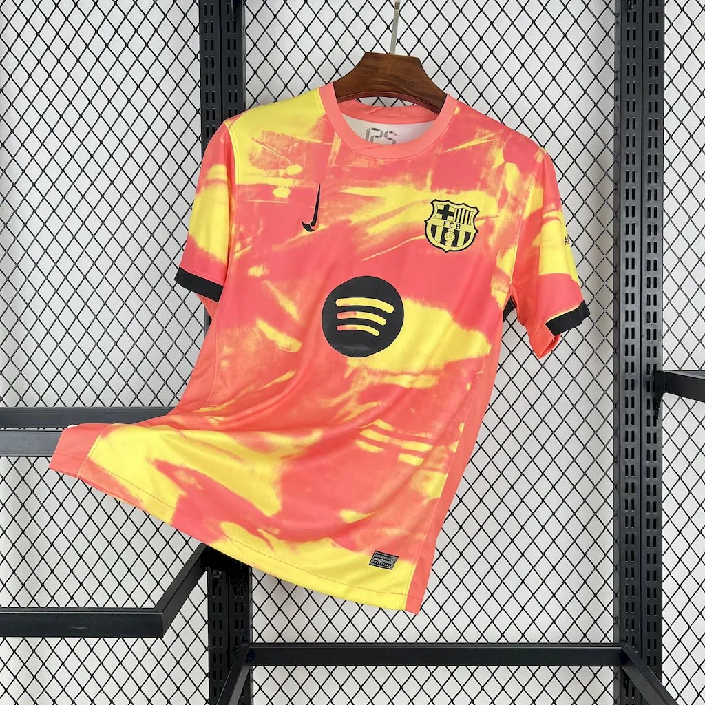Barcelona Soccer Jersey Pink Training Custom Shirt 2025/26 - ujerseystore