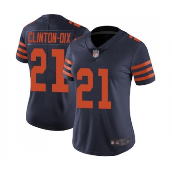 Women's Chicago Bears #21 Ha Clinton-Dix Limited Navy Blue Rush Vapor Untouchable Football Jersey - Ujersey