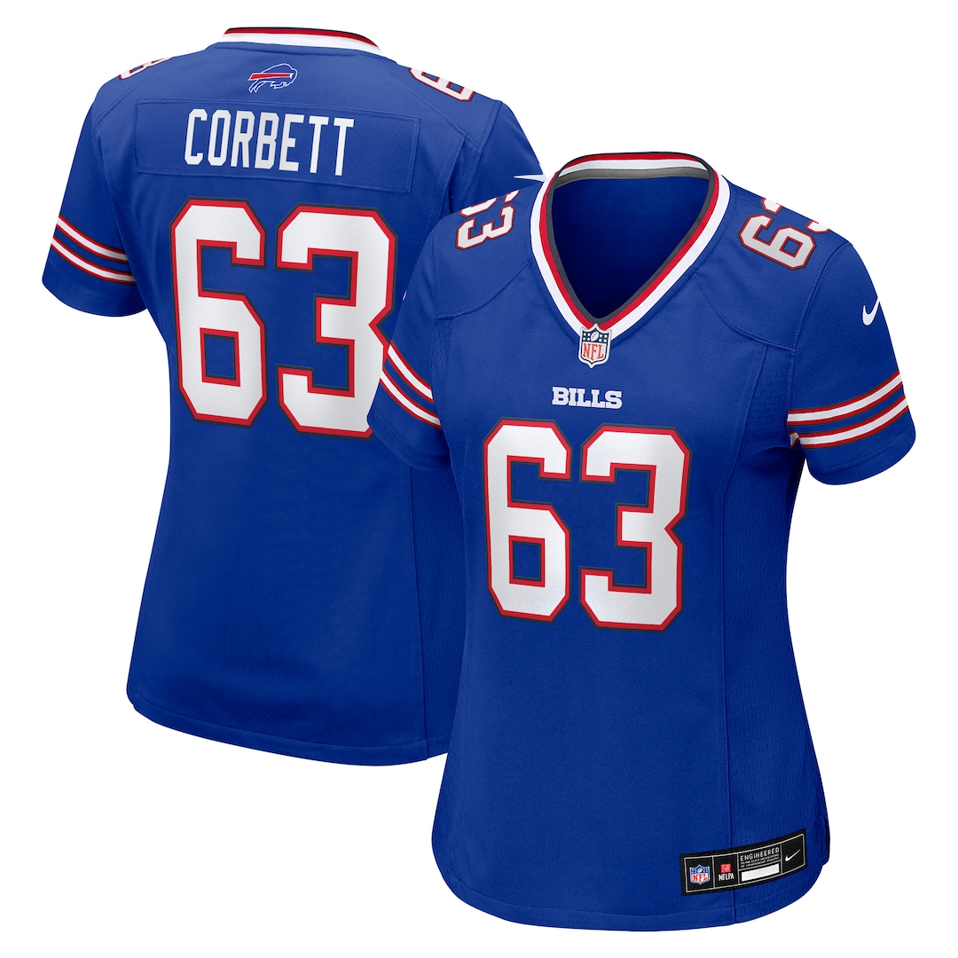 Women's Buffalo Bills Austin Corbett Nike Royal Team Game Jersey - Ujersey