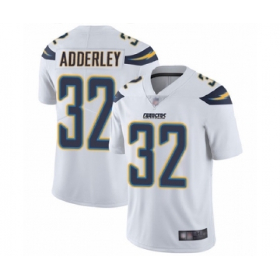 Men's Los Angeles Chargers #32 Nasir Adderley White Vapor Untouchable Limited Player Football Jersey - Ujersey