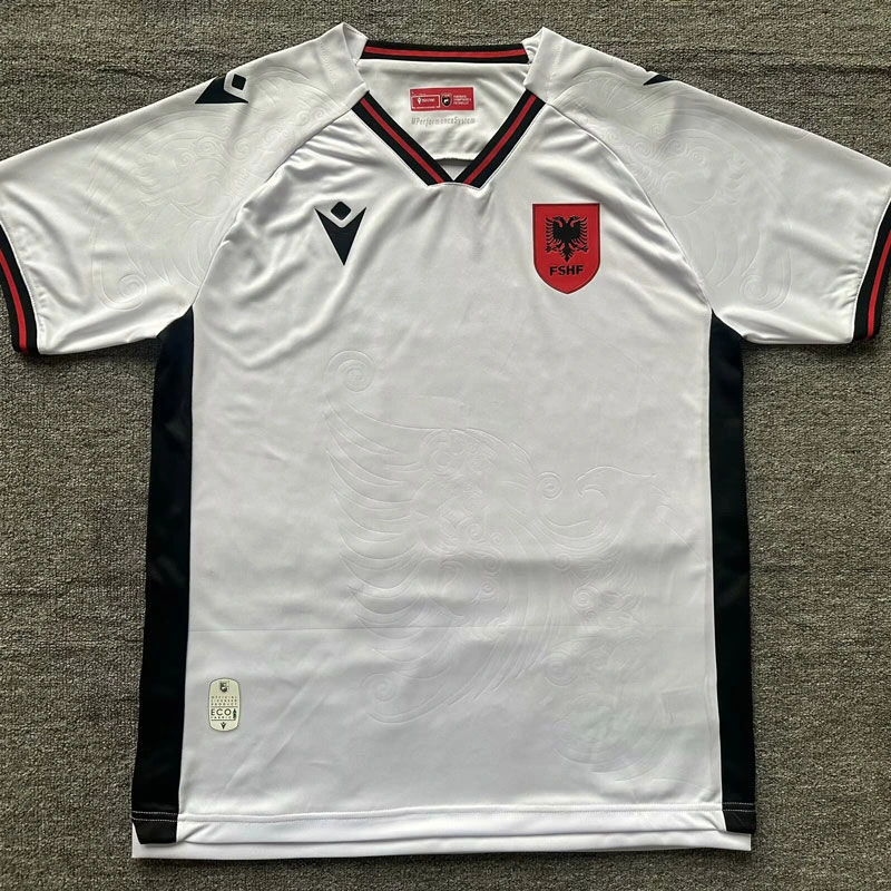 Albania Away Soccer Jersey Custom Shirt 2025-26 - ujerseystore