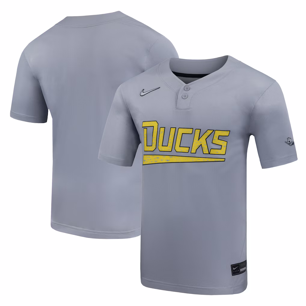 Unisex Nike Gray Oregon Ducks Limited Softball Jersey