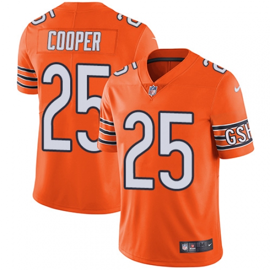 Youth Nike Chicago Bears #25 Marcus Cooper Limited Orange Rush Vapor Untouchable NFL Jersey - Ujersey