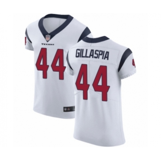 Men's Houston Texans #44 Cullen Gillaspia White Vapor Untouchable Elite Player Football Jersey - Ujersey