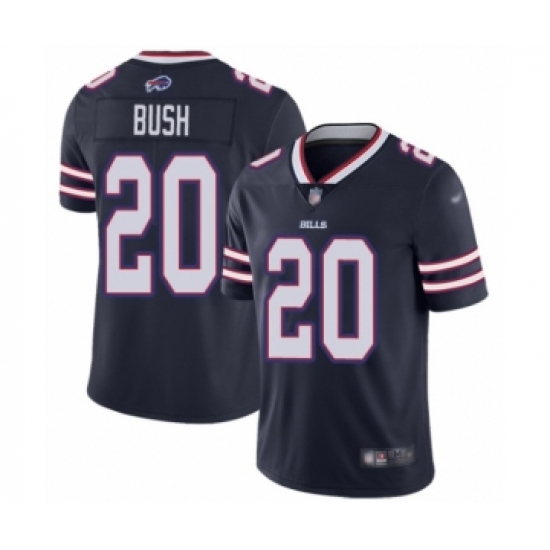 Men's Buffalo Bills #20 Rafael Bush Limited Navy Blue Inverted Legend Football Jersey - Ujersey
