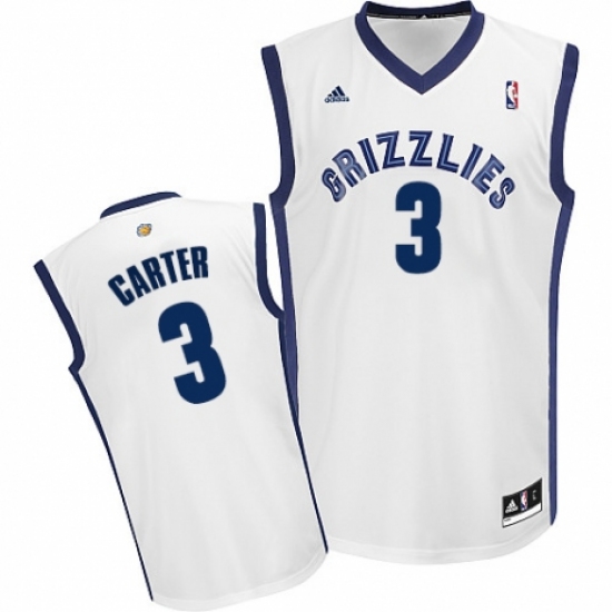 Women's Adidas Memphis Grizzlies #3 Jevon Carter Swingman White Home NBA Jersey - Ujersey
