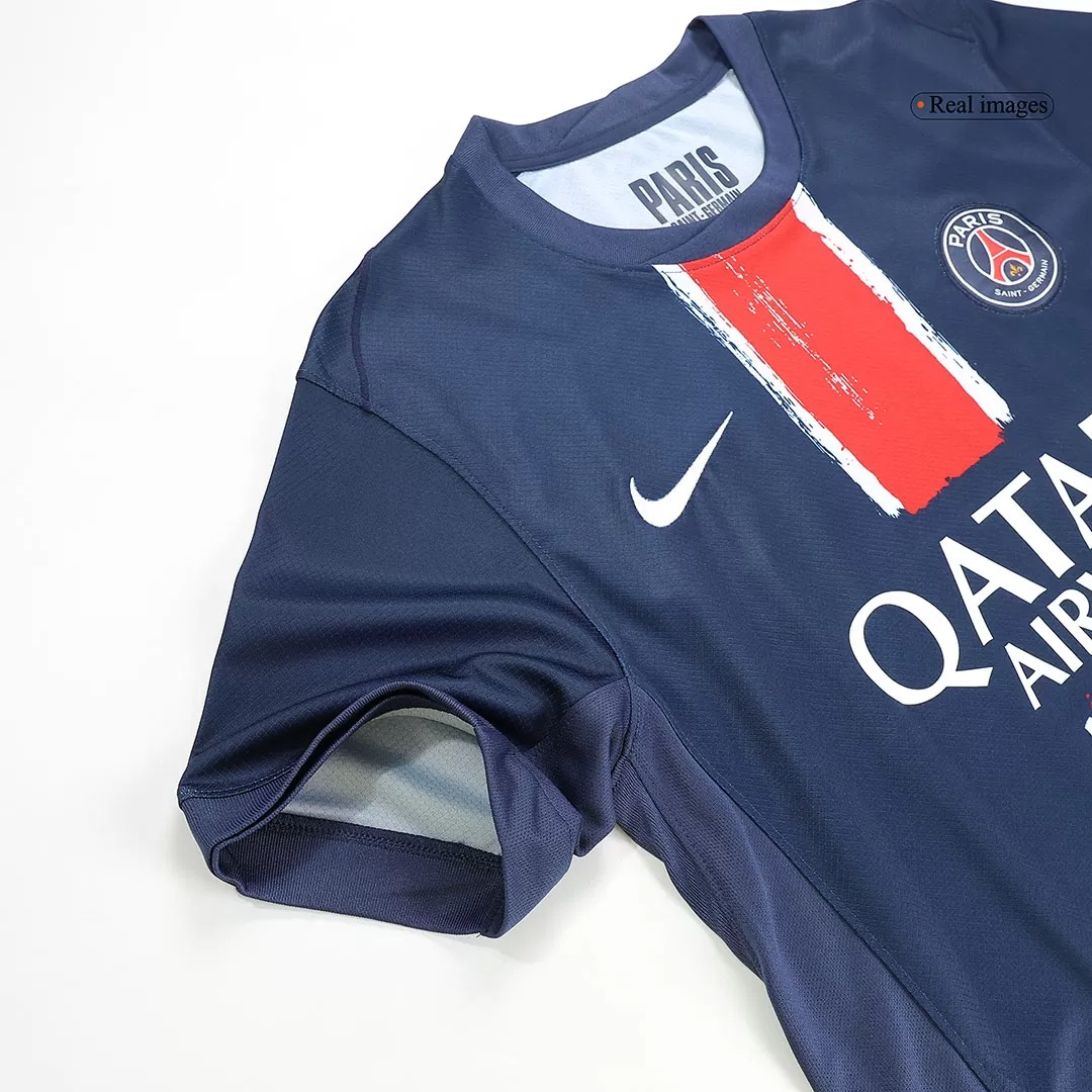 KVARATSKHELIA #7 PSG Soccer Jersey Home Custom Shirt 2024/25 - ujerseystore