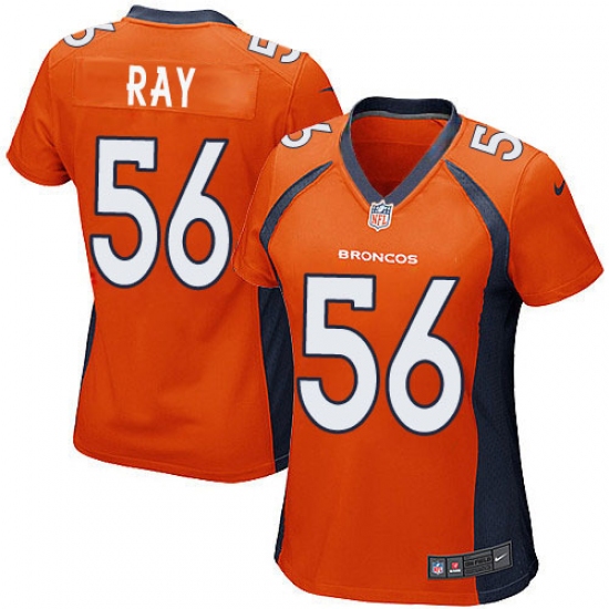 Women's Nike Denver Broncos #56 Shane Ray Game Orange Team Color NFL Jersey - Ujersey