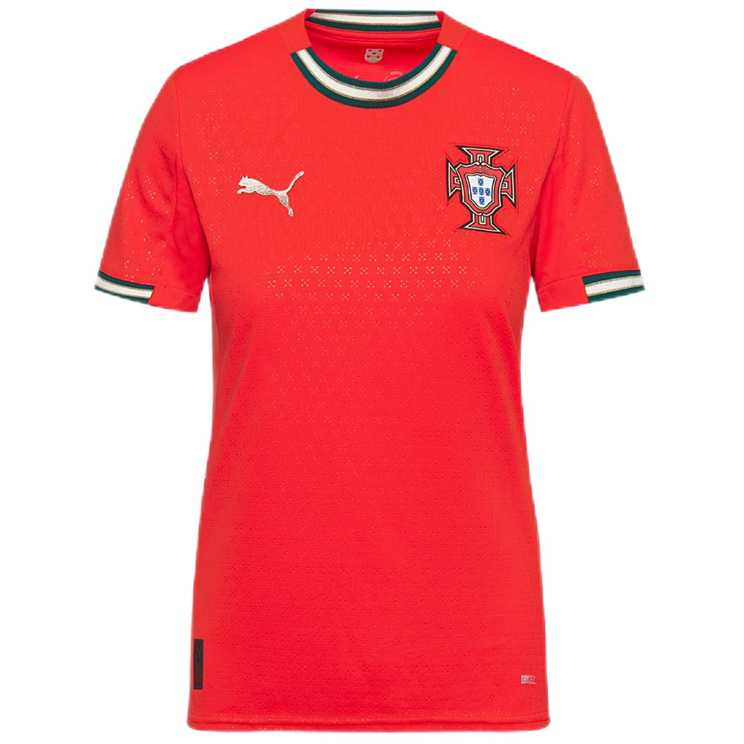 Portugal Soccer Jersey Home Women's Custom Shirt 2025 - ujerseystore