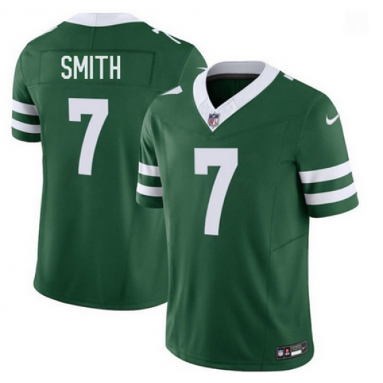 Men's New York Jets #7 Geno Smith Green 2025 F.U.S.E. Vapor Untouchable Limited Stitched Jersey
