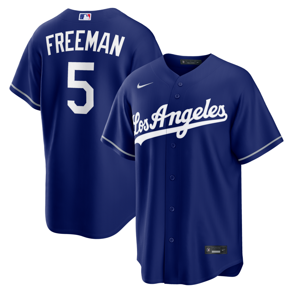 Men's Los Angeles Dodgers Freddie Freeman Nike Royal Alternate Replica Jersey - ujerseystore