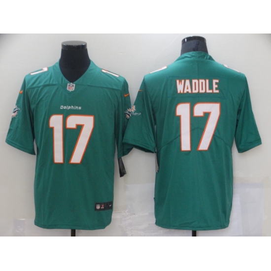 Men's Miami Dolphins #17 Jaylen Waddle Nike Aqua 2021 NFL Draft First Round Pick Leopard Jersey - Ujersey