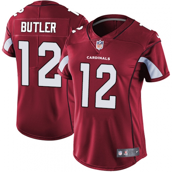 Women's Nike Arizona Cardinals #12 Brice Butler Red Team Color Vapor Untouchable Limited Player NFL Jersey - Ujersey