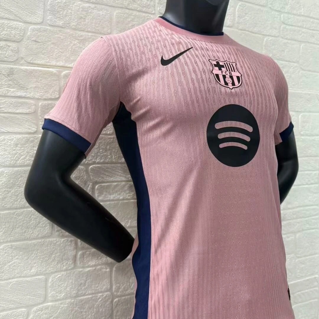 Soccer Jersey Barcelona Third Away Pink Shirt 2025/26
