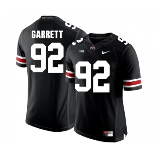 Ohio State Buckeyes 92 Haskell Garrett Black College Football Jersey - Ujersey