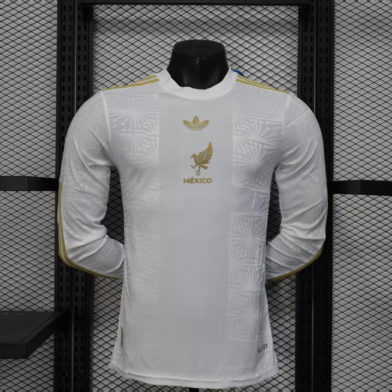 Mexico White Special Long Sleeve Soccer Jersey 2025 - Ujersey NHL